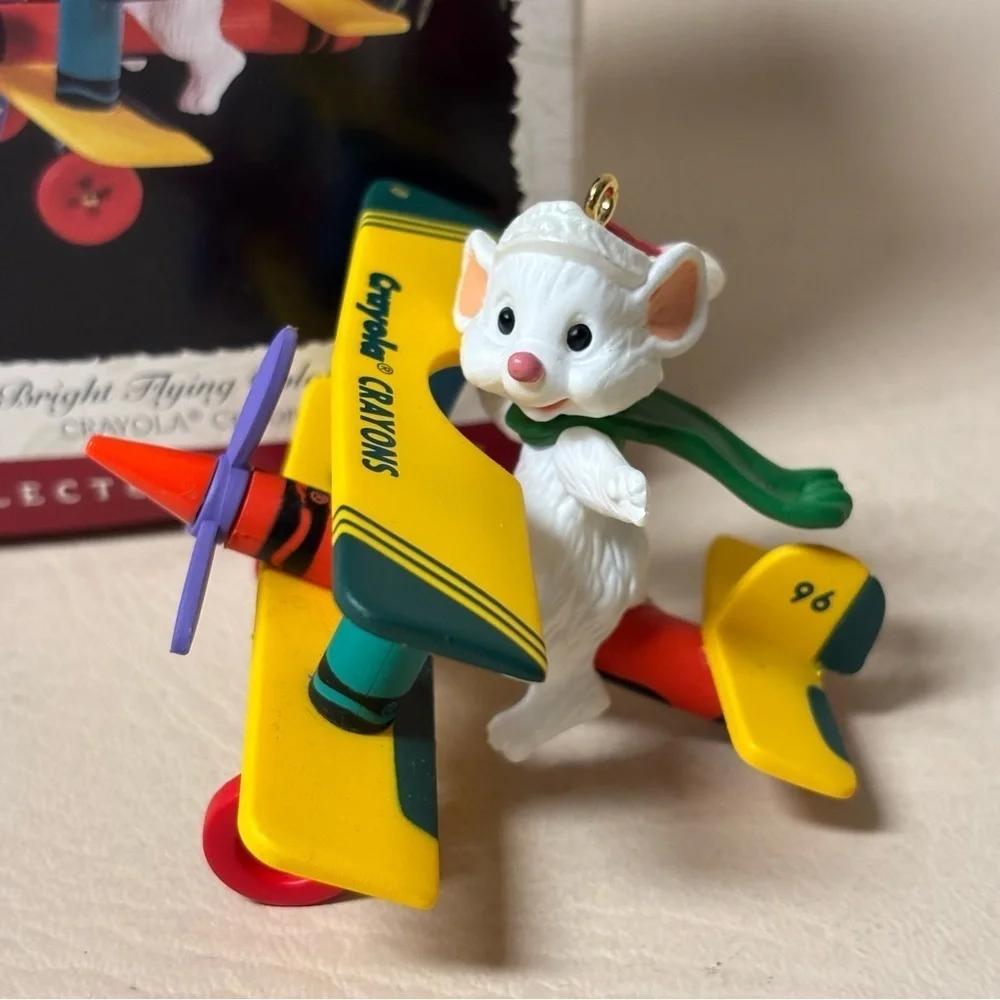 Vtg. Hallmark 1996 Bright Flying Colors Crayola Series Ornament Retired In Box